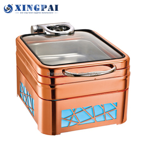 XINGPAI, otros suministros para hoteles y restaurantes, equipo de catering de acero inoxidable 304, calentador de alimentos, plato para frotar - Product Image 6