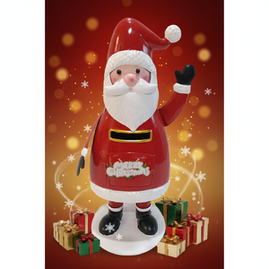 Ornements de Noël en métal rouge faits à la main, décoration de boîte aux lettres intérieure - Product Image 4