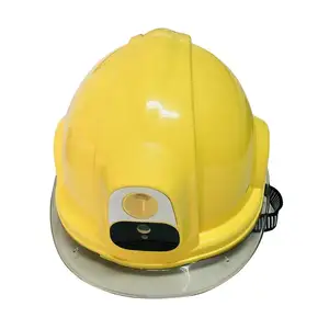 Casques de casque de sécurité avec lumières légères 3M Types de lampes intelligentes Chine mentonnière industrielle blanche pour tronçonneuse casques durs personnalisés