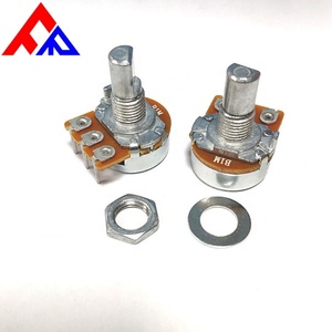 โพเทนชิโอมิเตอร์แบบหมุนคุณภาพสูง B100k B1M WH148 แบบ 3 ขา พร้อมตัวควบคุมแบบหมุน - Product Image 4