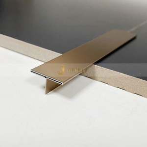 JYFMETAL Stainless Steel <b>Corner</b> T Tile Trim with 5+ Year Warranty for Bathroom and Apartment Tiles-Waterproof & Durable - Product Image 1