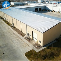Bâtiment à structure en acier, charpente en acier préfabriquée, construction d'entrepôt préfabriqué avec plans