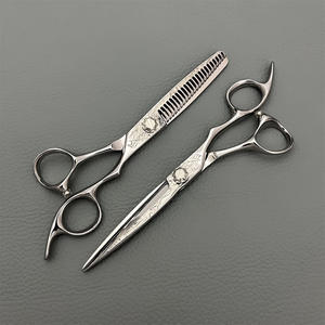 Ciseaux de coiffure Vg10 6 pouces, ciseaux à effiler haut de gamme, outils de beauté professionnels, lames en acier inoxydable pour droitiers - Product Image 1