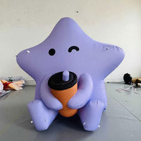 Mascotte gonflable géante personnalisée, grand personnage de poney de dessin animé, modèle publicitaire pour fête, événement commercial, décoration de Noël
