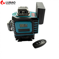 Niveau laser 3D 12 lignes vert 360° LUBIAO, auto-nivelant, compact, portable, antichoc, étanche pour la construction et le carrelage