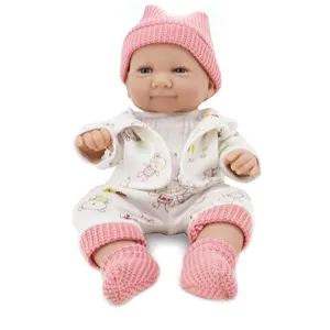 ECO Friendly 13 Inch Lifelike Fully Vinyl New Born Baby Doll Toys
