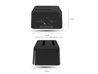 Winstars USB 3.0 untuk SATA Hard Drive Eksternal Dock Docking Station SSD HDD SATA Disk Duplikator Cloner untuk Dual Bay 2.5 "/3.5"
