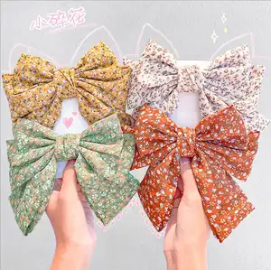 Lớn Tóc Bow Ties Kẹp Tóc Hai Lớp Bướm Hoa Cặp Tóc Cô Gái Trẻ Em Dễ Thương Ngọt Ngào Bowknot Cặp Tóc Phụ Kiện Tóc Cổ Điển