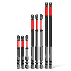 Jeu de tournevis Torx 65 mm 110 mm 150 mm, pointe magnétique, qualité industrielle, finition oxyde noir, manche en plastique - Product Image 1