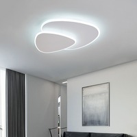 Lustre moderne lampe à Led minimalisme plafonnier encastré pour la maison monté chambre salon plafonnier rond