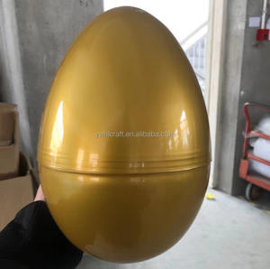 14 ''personalizado FIESTA DE Pascua Jumbo <span class=keywords><strong>huevos</strong></span> brillantes gigante plástico Pascua DIY peludo gran sorpresa huevo vacío para favores de Fiesta de Primavera - Product Image 2