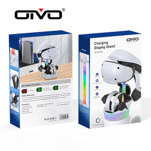 <span class=keywords><strong>PS5</strong></span> multifuncional deslumbrante cargador de asiento magnético PSVR2 mango <span class=keywords><strong>gafas</strong></span> auriculares estación de carga luminosa soporte de almacenamiento - Product Image 6