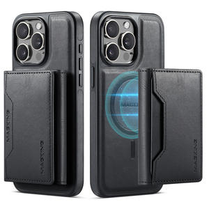 Support de bracelet magnétique <span class=keywords><strong>en</strong></span> <span class=keywords><strong>cuir</strong></span> gaufré K2 <span class=keywords><strong>avec</strong></span> fentes <span class=keywords><strong>pour</strong></span> cartes et chargement sans fil <span class=keywords><strong>pour</strong></span> 16 S26 - Product Image 1