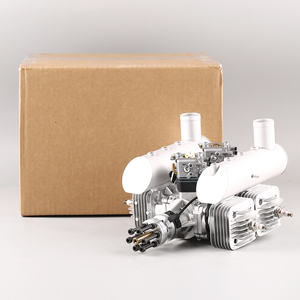 DLE120-T4 Fixed Wing <b>Gasoline</b> 120CC Displacement Model Aircraft Engine, Four Cylinder Two-Stroke Aviation Naturally Air-Cooled - Product Image 5