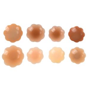 Accessoires de sous-vêtements sans couture Couvre-seins personnalisés Silicone Nipple Pasties Respirant Lavable Seins Sans Soutiens-gorge avec Mamelon - Product Image 4