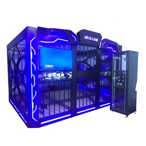 VR bắn giả lập bốn người điều khiển trò chơi trực tuyến thực tế ảo Súng không gian lớn nền tảng đi bộ miễn phí - Product Image 6