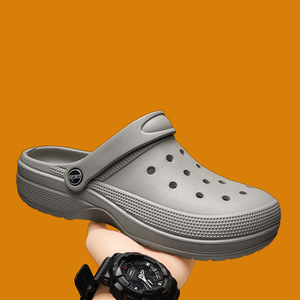 Sabots fermés pour hommes en EVA, couleur unie, antidérapants, sportifs, toutes saisons, chaussures d'extérieur, taille unique - Product Image 3