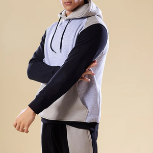 Quick Dry Lightweight Polyester/Cotton Training Wear Set Hot Selling Fashionable Regular Fit Hooded Casual Tracksuits For Winter - Product Image 3