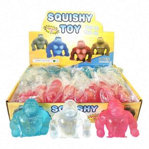 Juguete Sensorial Antiestrés de Gorila Blandito y Aprietable de Venta Caliente, Material TPR, Maltosa, Rebote Lento, Juguete Fidget para Aliviar el Estrés - Product Image 1