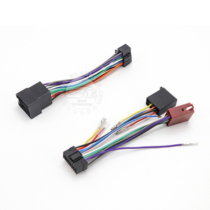 JVC 2017 16 pin Adapter Cáp ISO xe đài phát thanh tương thích với đài phát thanh xe kewnood dây nịt dây điện - Product Image 1