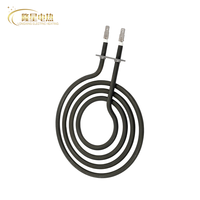 Elementos Calefactores para Horno de Larga Duración y Alta Resistencia, Elementos Calefactores Secos, Calentadores Redondos para Horno, para Equipamiento de Cocina de Hotel