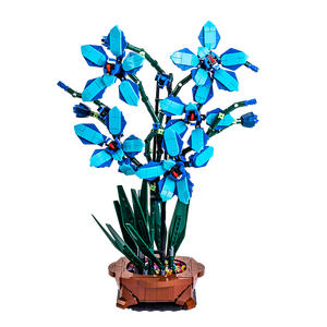 热卖DIY兰辉花卉积木盆栽塑料植物模型儿童家居套装 - Product Image 2