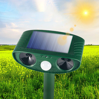 Répulsif solaire pour animaux, détecteur de mouvement extérieur, répulsif pour chats, chiens, renards, dispositif de dissuasion pour animaux, ferme, jardin, répulsif solaire pour animaux