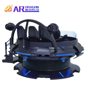 Vr 360 Degree Rotating Chair 9d Virtual Reality Simulator 5 Seats Magic Flying Ufo Vr Cinema Multiplayer Gaming Machine