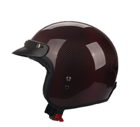 Fabriqué en CHINE OEM YA-651 royale Fibre de carbone avancée de haute qualité avec DOT Vintage casco para moto fibra de