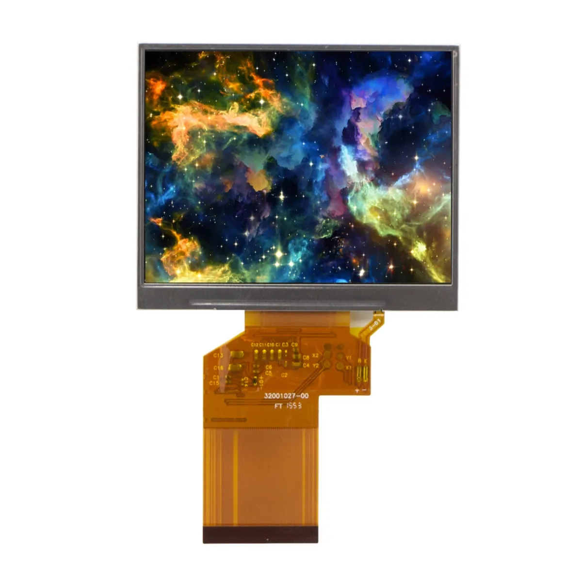 شاشة عرض 3.5 بوصة 320*240 RGB 8-24 بت ، مكونات فيديو كتيبية واجهة SPI RGB، شاشة لمس تكاثفية TFT LCD