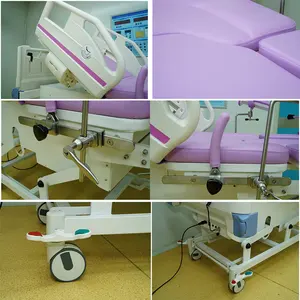 SnMOT7500C 부인과 수술대 검사 수동 유압 수술 테이블 노동 Ldr 배달 침대