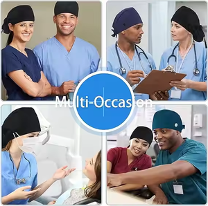 Nastro cravatte a coda di cavallo tappi chirurgici foderati di raso tinta unita con Logo - Product Image 3