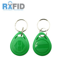 Tarjeta IC/ID sin contacto, llavero inteligente de inducción, sin 2 hebillas, Fudan M1 T5577 EM4305 RFID de alta frecuencia para control de acceso y asistencia