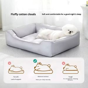 Pet <b>Bed</b> <b>Sofa</b> Modern Cooling Waterproof Rectangle <b>Dog</b> <b>Bed</b> Eco-Friendly Soft Solid Oxford Fabric for Small/Medium <b>Dogs</b> Cats - Product Image 3