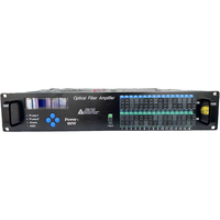 32 Portlu 20dBm Yüksek Güçlü EYDFA Optik Amplifikatör Dahili WDM 1550nm EDFA, CATV PON FTTX Çözümü için Düşük Gürültülü YHP-1550NM