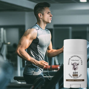 Desodorante de Sebo de Res Alimentado con Pasto de Marca Propia, Control de Olor Duradero, Desodorante Natural en Roll-on Sin Aluminio para Hombres - Product Image 1