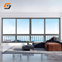 Ventanas Corredizas de Malla con Mosquitera para Balcón, de Aleación de Aluminio, Doble Vidrio, Directo de Fábrica en China