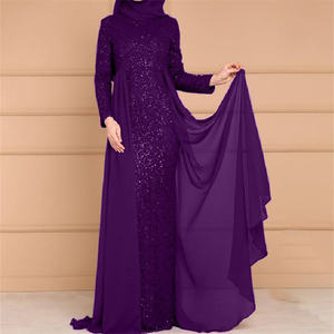 Nouveau soutien <span class=keywords><strong>Laitu</strong></span> pour la personnalisation des femmes vin rouge Phnom Penh luxe conservateur Abaya Robe islamique musulmane fabricant de vêtements - Product Image 4