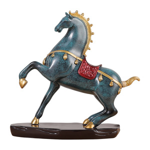 Mystic Arts Horse Zodiac Ornament Resin Sculpture Modern Decor For Living Room Office <b>Desk</b> Gift - Product Image 5