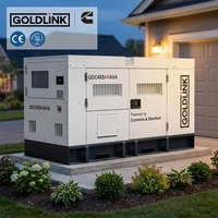 Generator Diesel Goldlink Power Wholesale Harga Murah Super Senyap 40KVA/32KW Portabel AC Tiga Fasa AC Satu Fasa dengan ATS