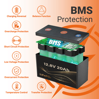 جديد 20Ah 12V 48V بطارية 2-4hrs باستخدام الوقت الكارب الطعم بطارية قارب اكسسوارات الصيد