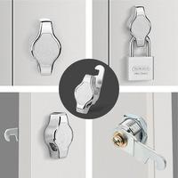 Loquet à came métallique verrouillable pour cadenas