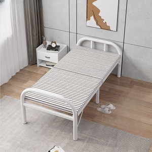<span class=keywords><strong>Cama</strong></span> Plegable Individual Moderna en Oferta, con Marco Metálico, Portátil, para Camping, de Hierro, a Precio Económico - Product Image 2