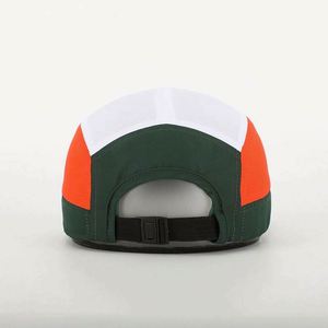 Gorra de Campamento de 5 Paneles Personalizada de Alta Calidad, Diseña Tu Propio Logotipo con Parche de Goma, Gorra Deportiva para Correr, Gorra Ligera de Nailon - Product Image 5