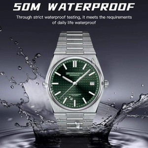 New 41MM Men's <b>Watches</b> Luxury Automatic <b>Watch</b> for Men Rose Gold Stainless Steel <b>Mechanical</b> Wristwatch Waterproof - Product Image 2