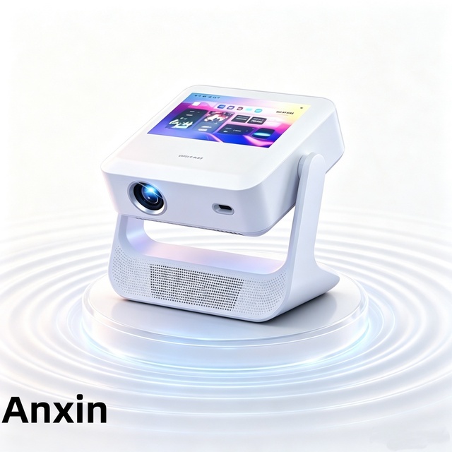 A2PRO Smart Touch Screen Mini Portable Projector HD LCD Display LED Android 12 4K Support WiFi 6 Home Theater