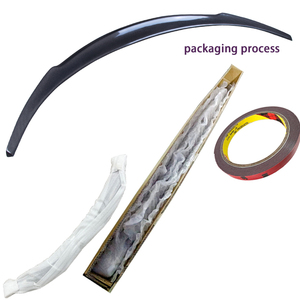 For Model 3 Style Carbon Fiber <b>Rear</b> <b>Spoiler</b> Trunk Wing 2017-2023 - Product Image 6