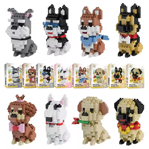 Bloques de construcción para mascotas serie de perros bloques de construcción para niños ensamblados juguete modelo de exhibición regalo al por mayor - Product Image 3