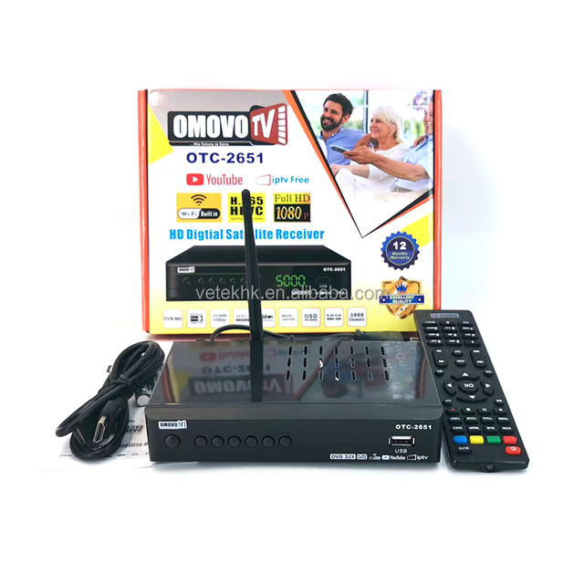 Full HD 1080P Set Top Box DVB-S2 h.265 Multistream Satellite TV Receiver with Gx6605h H.265 Satellite Receiver