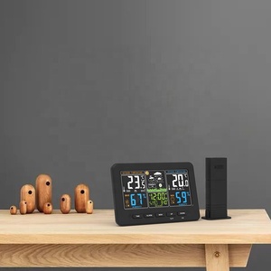 Đồng Hồ Điều Khiển Radio Trạm Thời Tiết Kỹ Thuật Số Lớn Mới Nhất Với Cảm Biến Nhiệt Kế Trong Nhà Ngoài Trời - Product Image 4